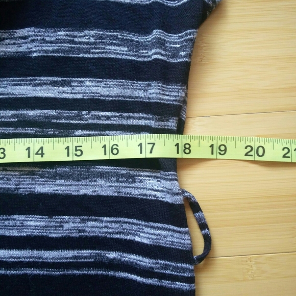 P.inc Striped Lace & Cowl Top - Picture 6 of 7